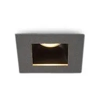 modular lighting -   spot encastrable slide gris ane structuré / noir  métal